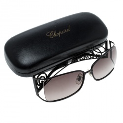 Chopard Black/Purple Black Gradient SCH582S Rectangle Sunglasses
