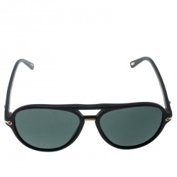 Chopard Black/Polarized SCH193 Aviator Sunglasses