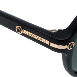 Chopard Black/Polarized SCH193 Aviator Sunglasses