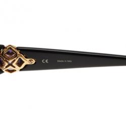Chopard Black SCH 131S 700 Square Sunglasses