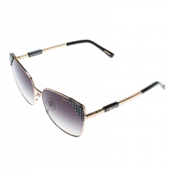 Chopard Gold/Black Gradient Ceramic SCHC41 Cat Eye Sunglasses