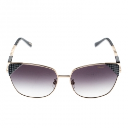 Chopard Gold/Black Gradient Ceramic SCHC41 Cat Eye Sunglasses