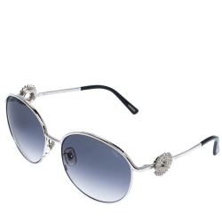 Pre Owned Chopard White Gold Plated/Blue Gradient SCHB21S Special Edition Sunglasses