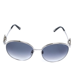 Pre Owned Chopard White Gold Plated/Blue Gradient SCHB21S Special Edition Sunglasses