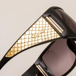 Chopard Black & Gold Embossed Sunglasses