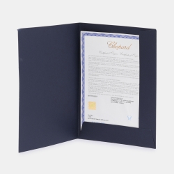 Pre Owned Chopard 18K Rose Gold Diamond Station Clip On Earrings