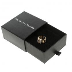 Chopard Vintage Happy Diamond 18k Yellow Gold Ring Size 54