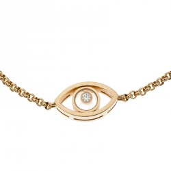 Chopard Good Luck Charm Diamond 18k Rose Gold Bracelet