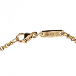 Chopard Good Luck Charm Diamond 18k Rose Gold Bracelet