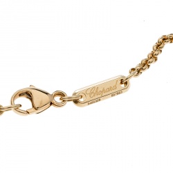 Chopard Good Luck Charm Diamond 18k Rose Gold Bracelet