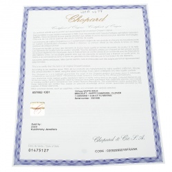 Pre Owned Chopard Happy Diamond Clover 18k White Gold Bracelet