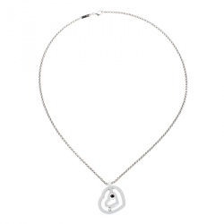 Chopard Happy Diamond Heart 18k White Gold Pendant Necklace