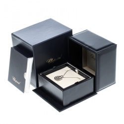 Chopard Happy Diamond Heart 18k White Gold Pendant Necklace