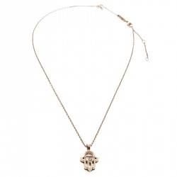 Pre Owned Chopard Happy Diamond Hamsa Hand 18k Rose Gold Pendant Necklace