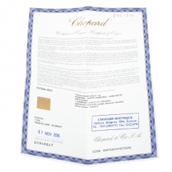 Pre Owned Chopard Happy Diamond Hamsa Hand 18k Rose Gold Pendant Necklace