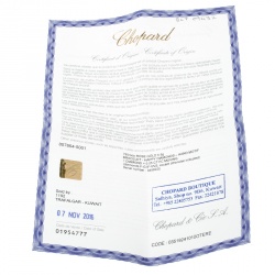 Pre Owned Chopard So Happy Diamond Hamsa Hand 18k Rose Gold Bracelet