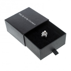 Pre Owned Chopard Pushkin Diamond Pearl Cocktail Ring Size 54