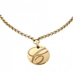 Pre Owned Chopard Chopardissimo 18k Yellow Gold Charm Bracelet 21cm