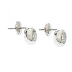 Chopard Happy Diamonds Icons 18k White Gold Stud Earrings