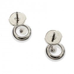 Chopard Happy Diamonds Icons 18k White Gold Stud Earrings