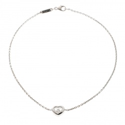 Chopard Happy Diamonds 18K White Gold Ankle Bracelet 