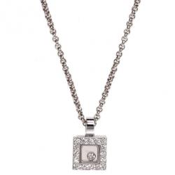 Chopard Happy Diamonds Icons 18K White Gold and Diamonds Pendant