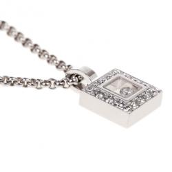 Chopard Happy Diamonds Icons 18K White Gold and Diamonds Pendant