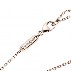 Pre Owned Chopard Happy Diamond Icons 18k White Gold Pendant Necklace