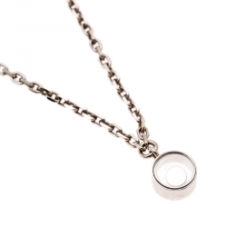 Pre Owned Chopard Happy Diamond Icons 18k White Gold Pendant Necklace