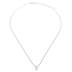 Pre Owned Chopard Happy Diamond Icons 18k White Gold Pendant Necklace