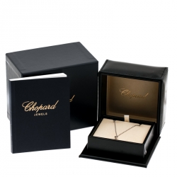 Pre Owned Chopard Happy Diamond Icons 18k White Gold Pendant Necklace