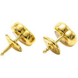 Pre Owned Chopard 18K Yellow Gold Happy Diamonds Icons Earrings