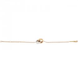Pre Owned Chopard Chopardissimo 18K White & Rose Gold Bracelet