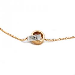 Pre Owned Chopard Chopardissimo 18K White & Rose Gold Bracelet