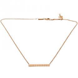 Chopard 18K Rose Gold Ice Cube Necklace