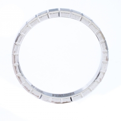 Chopard Ice Cube 18K White Gold Band Ring Size 49