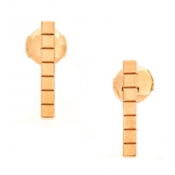 Pre Owned Chopard Ice Cube 18K Rose Gold Stud Earring