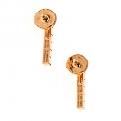 Pre Owned Chopard Ice Cube 18K Rose Gold Stud Earring