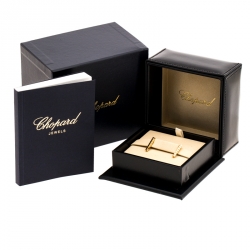 Pre Owned Chopard Ice Cube 18K Rose Gold Stud Earring