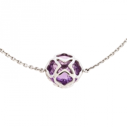 Pre Owned Chopard Imperiale Cocktail Amethyst 18K White Gold Bracelet