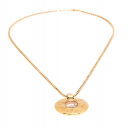 Chopard Chopardissimo Diamond 18K Rose Gold Pendant Necklace