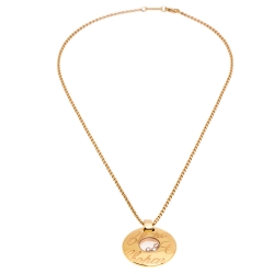 Chopard Chopardissimo Diamond 18K Rose Gold Pendant Necklace