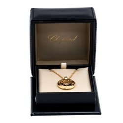 Chopard Chopardissimo Diamond 18K Rose Gold Pendant Necklace