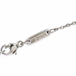 Chopard Happy Diamonds Circle Pendant 18k White Gold Necklace