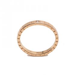 Chopard Rose Gold Ice Cube 1 Diamond Ring Size 56