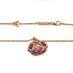 Pre Owned Chopard Imperiale Cocktail Rose Gold Amethyst Necklace