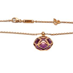 Pre Owned Chopard Imperiale Cocktail Rose Gold Amethyst Necklace