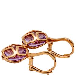 Chopard Rose Gold Imperiale Cocktail Amethyst Earrings