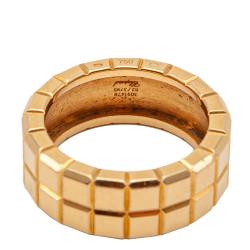 Chopard Ice Cube Rose Gold Ring Size 52