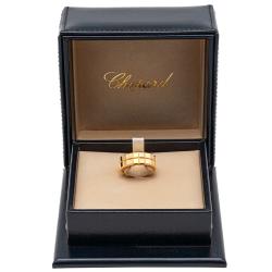 Chopard Ice Cube Rose Gold Ring Size 52